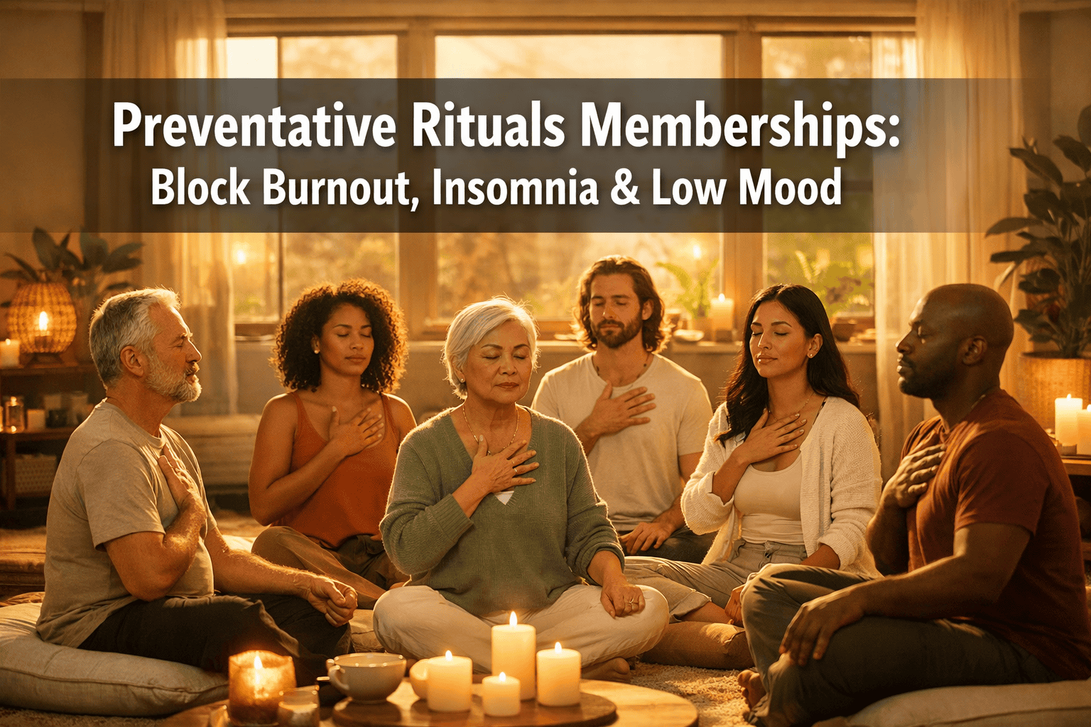 Preventative Rituals Memberships: Structured Community Plans to Block Burnout, Insomnia, and Low Mood