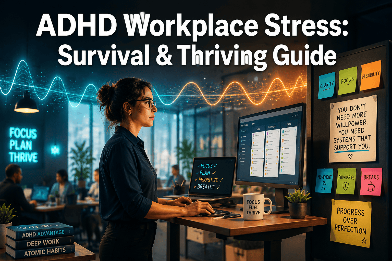 ADHD Workplace Stress: Survival & Thriving Guide