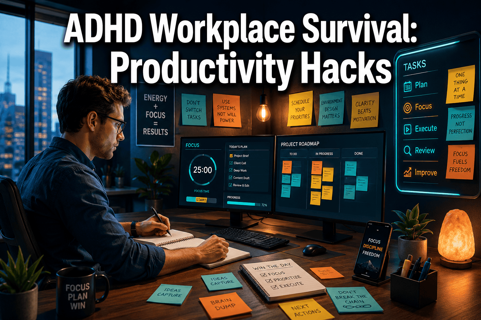 ADHD Workplace Survival: Productivity Hacks That Actually Work in 2026